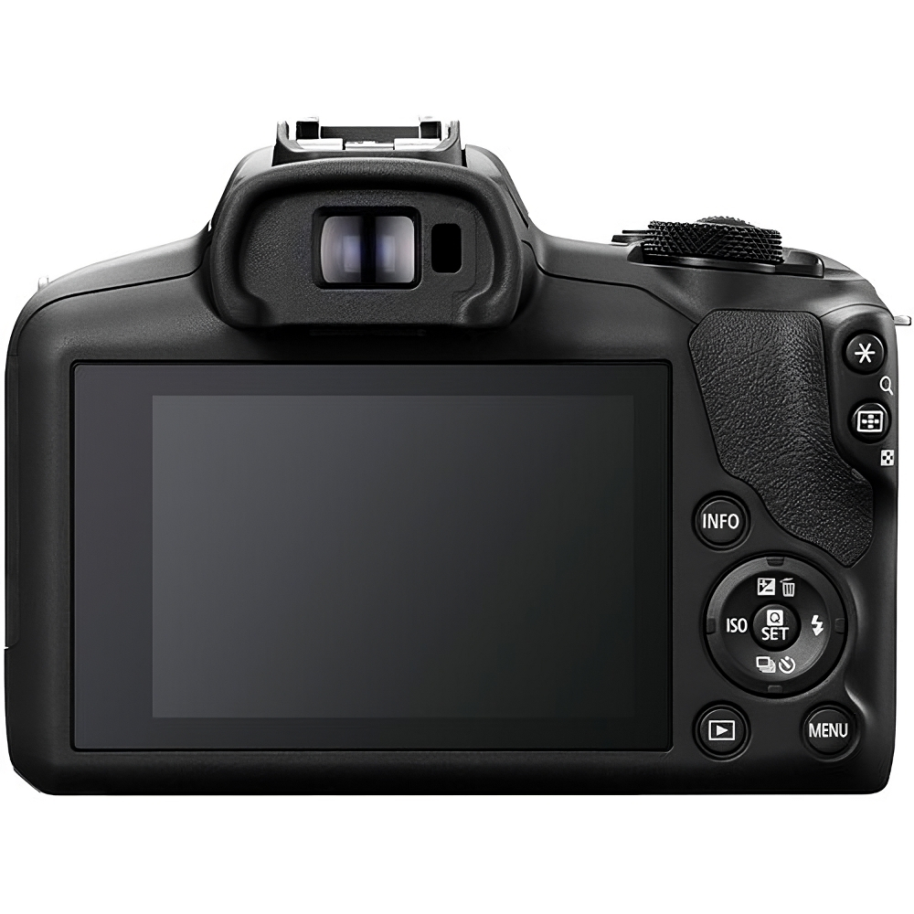Câmera Canon EOS R100 Mirrorless com lente RF-S 18-45mm IS STM Bolsa, SDHC C10 e Kit de Limpeza