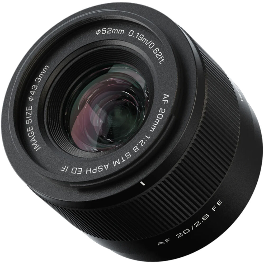 Lente Viltrox AF 20mm f/2.8 para Sony E
