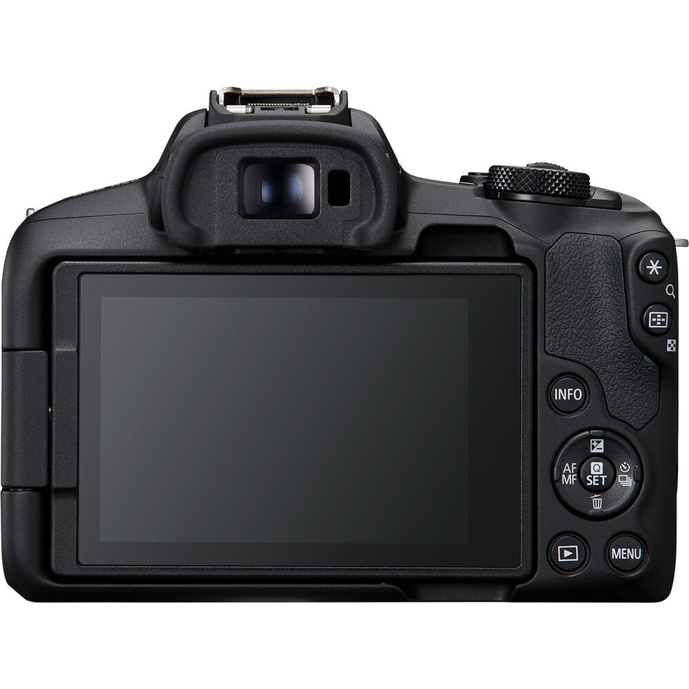 Câmera Canon EOS R50 Mirrorless com lente RF-S 18-45mm f/4.5-6.3 IS STM, Bolsa, SDHC C10 e Kit De Limpeza