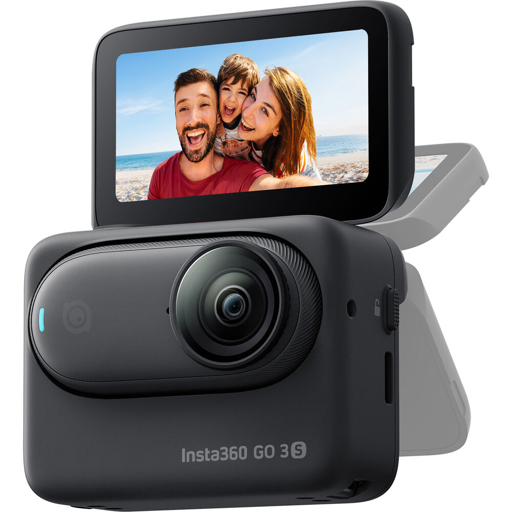 Câmera Insta360 GO 3S 128GB (Preta) – Compacta e Portátil para Vídeos em Movimento