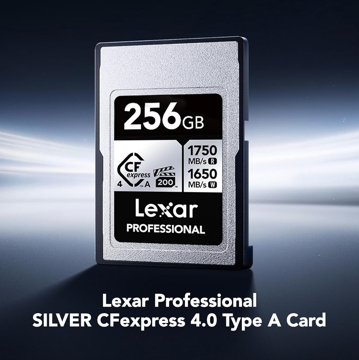 Cartão de Memória CFexpress 4.0 Lexar Profissional Silver 256GB Type A 1750MB/s