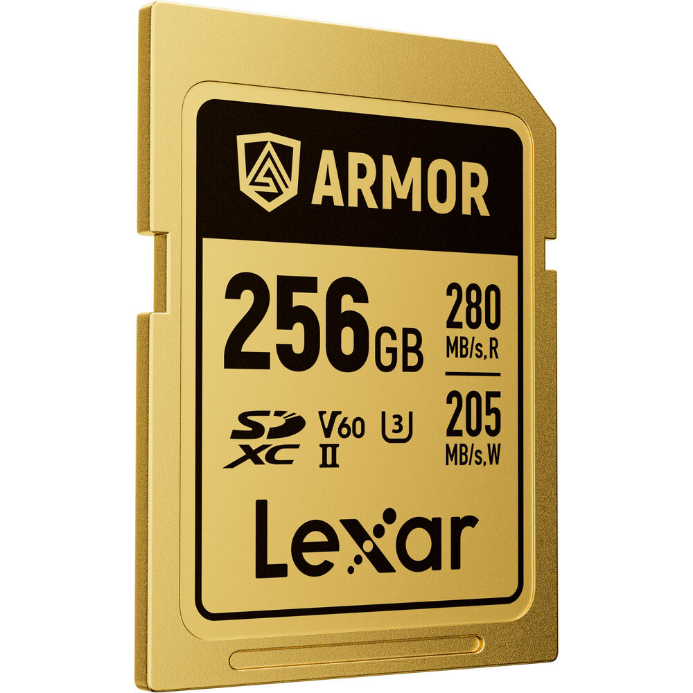 Cartão de Memória SDXC Lexar ARMOR GOLD 256GB UHS-II 280MB/s