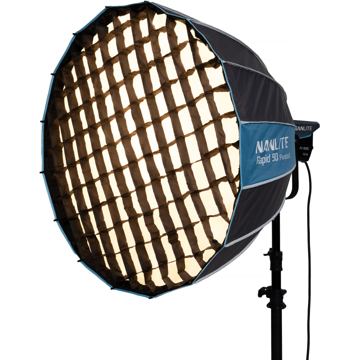 Softbox Parabólico Nanlite Rapid 90 (90cm) – Luz Direcional Suave e Controle de Iluminação