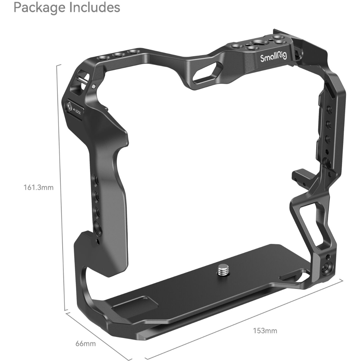 Cage SmallRig para Câmeras Canon EOS R5, R6, R5C e R6 Mark II com Grip de Bateria BG-R10 – Proteção e Montagens Profissionais