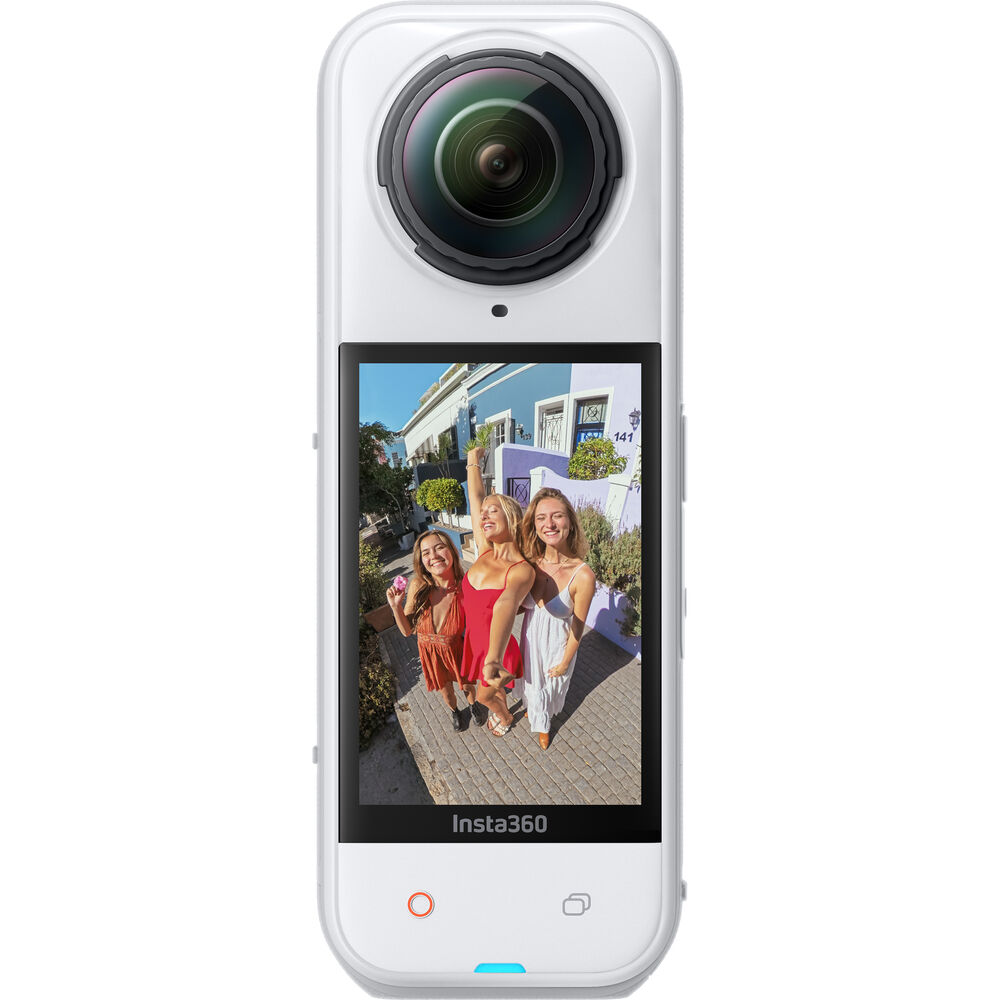 Câmera Insta360 X5 360° 8K (Branca) – Vídeos Imersivos com Estabilização FlowState