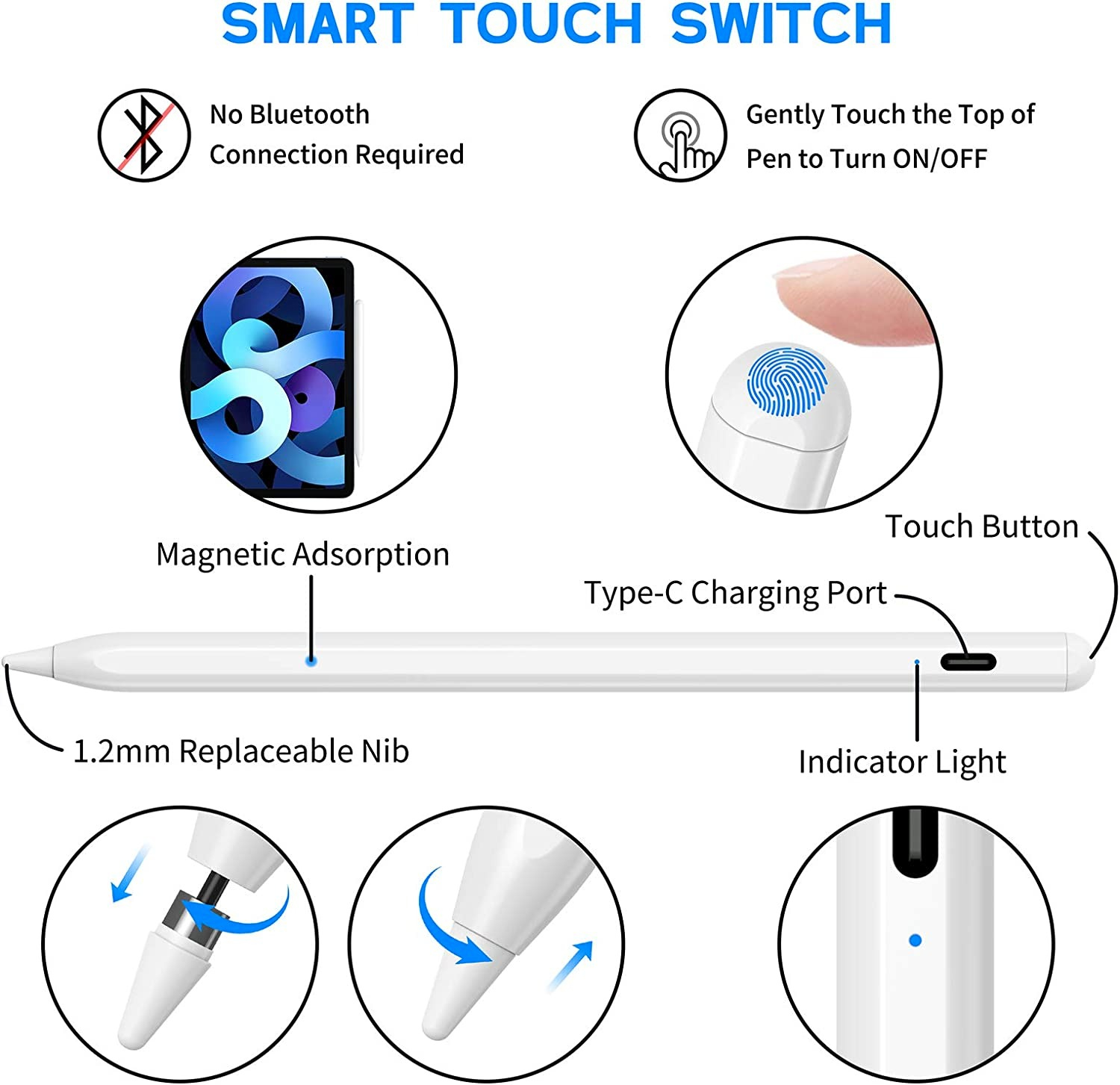 Caneta Pencil Pro Stylus Para iPad