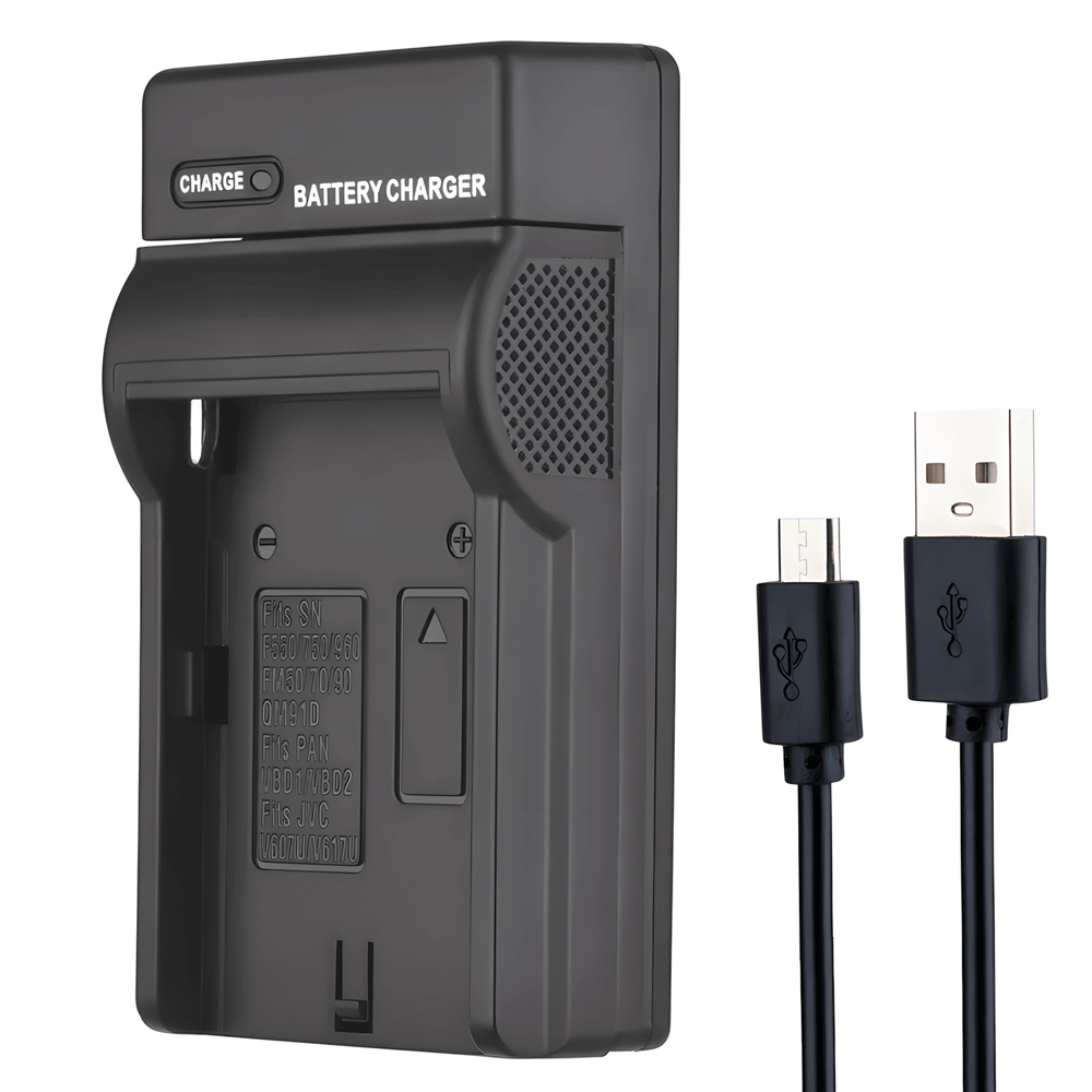 Carregador NP-F para Baterias Sony NP-F550 / NP-F750 / NP-F960 / NP-F970