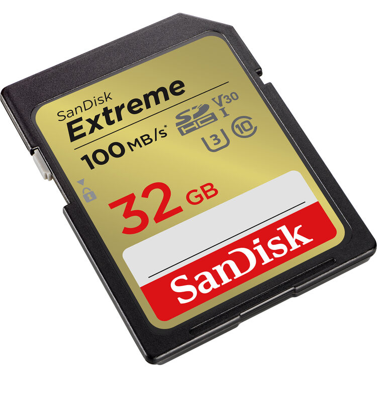 Cartão de Memória SDHC SanDisk Extreme 32GB UHS-I 100MB/s