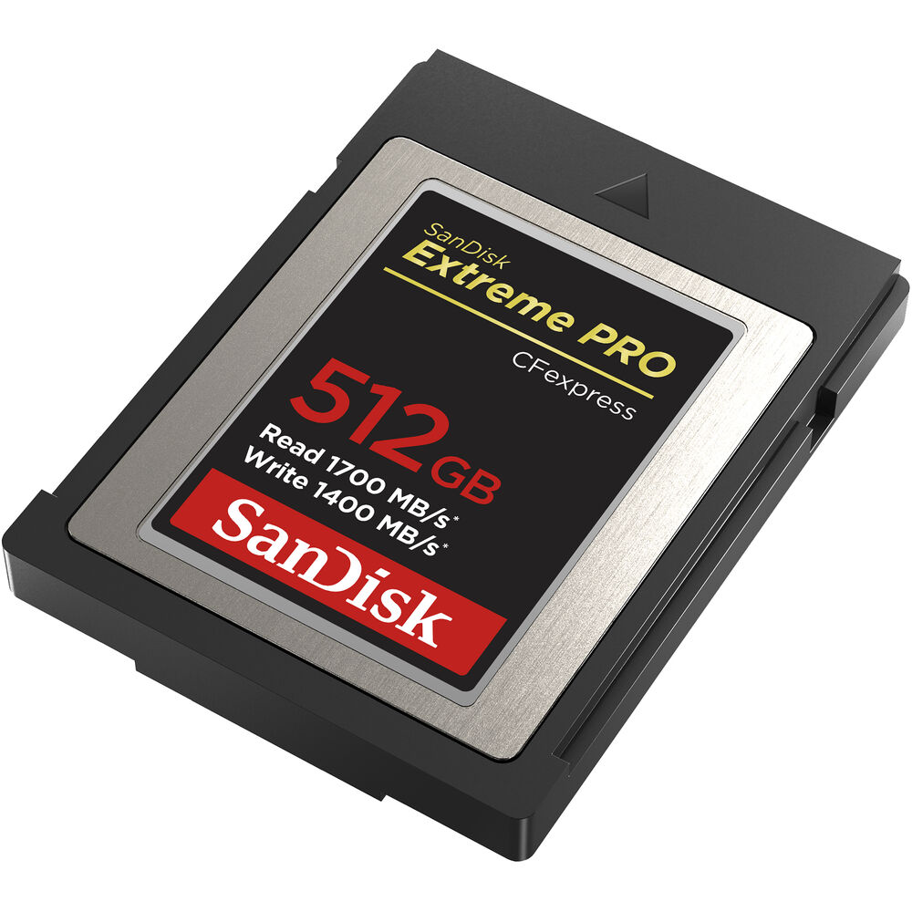 Cartão de Memória CFexpress SanDisk Extreme PRO 512GB Type B 1700MB/s