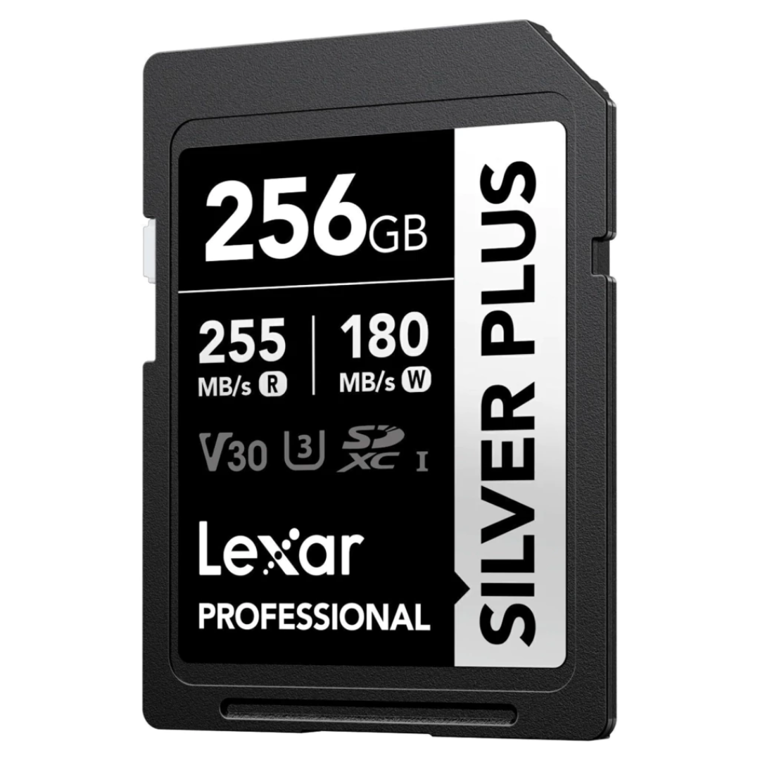 Cartão de Memória SDXC Lexar Professional Silver Plus 256GB UHS-I 255MB/s