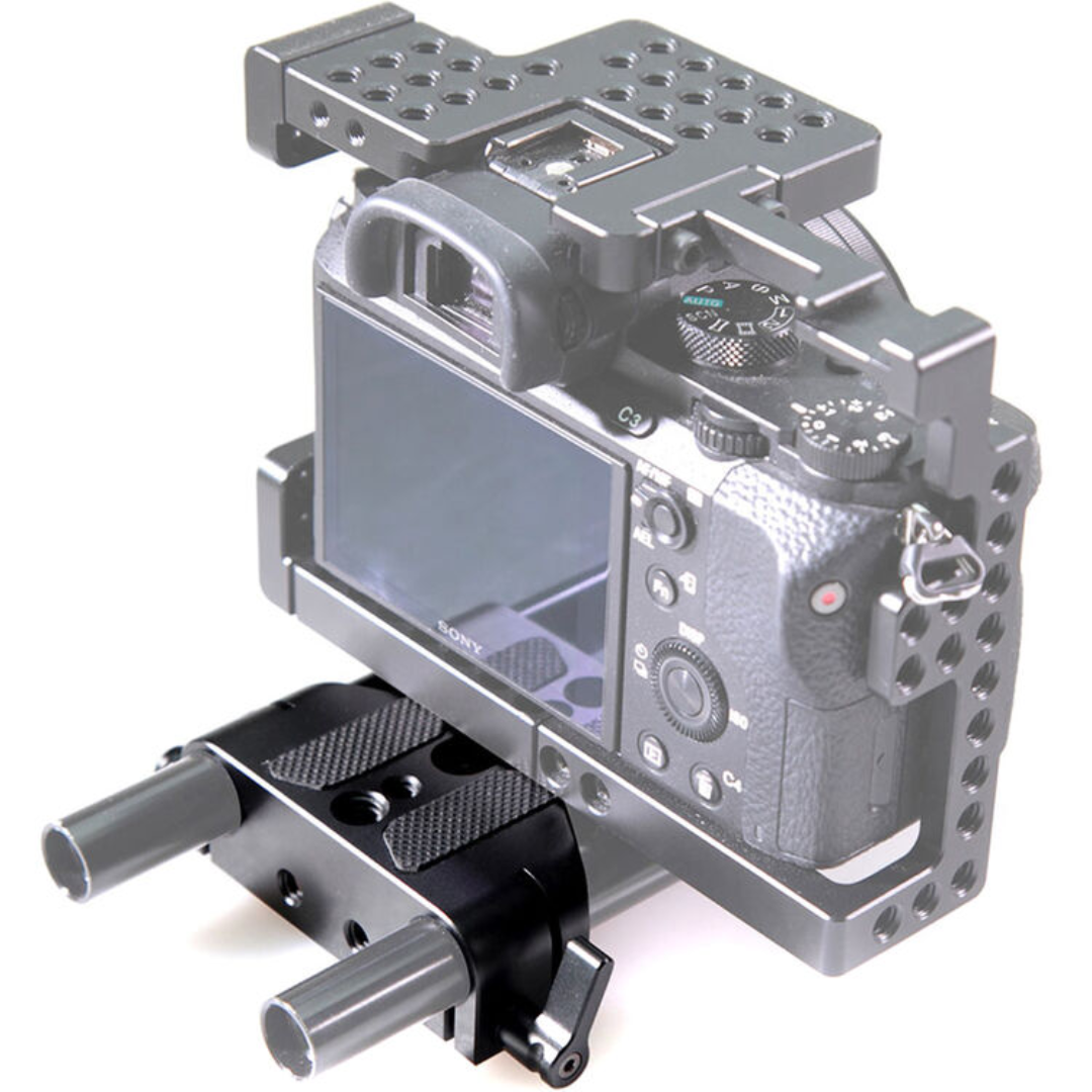 Base para câmera compacta SmallRig com braçadeira para haste LWS de 15 mm