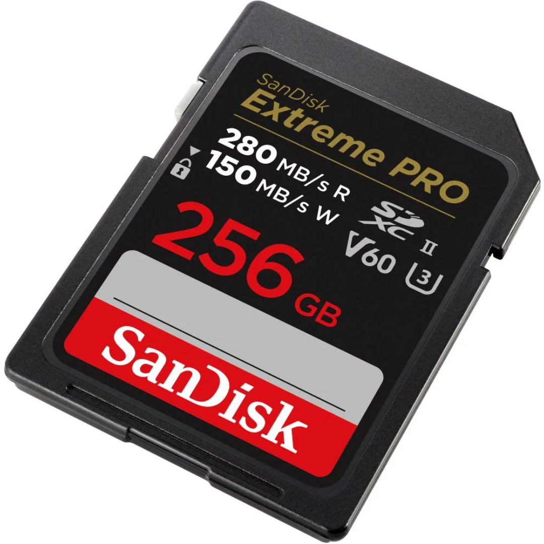 Cartão de Memória SDXC SanDisk Extreme PRO 256GB UHS-II 280MB/s
