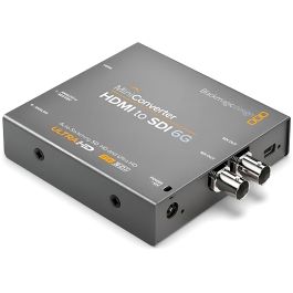 Conversor de Vídeo Blackmagic Design Mini Converter HDMI para SDI 6G – Conversão Profissional de Sinal