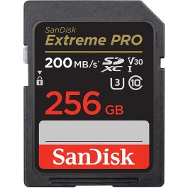 Cartão de Memória SDXC Sandisk Extreme PRO 256GB UHS-I 200MB/s  