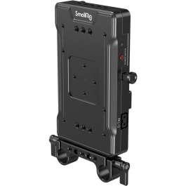 Placa Adaptadora de Bateria SmallRig V-Mount com Braçadeira de Haste Dupla de 15mm