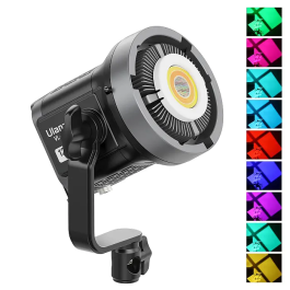 Luz de Vídeo LED RGB Ulanzi VL-120C 120W COB – Dual Power V-Mount, 2700K a 6500K e Montagem Bowens