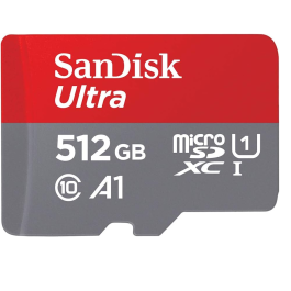 Cartão de Memória microSDXC SanDisk Ultra 512GB UHS-I 150MB/s