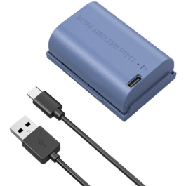 Bateria Recarregável SmallRig LP-E6NH - compatível com R6, R7, 90D e outros modelos (Azul)