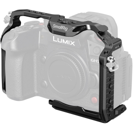 Cage SmallRig para Câmeras Panasonic Lumix GH7 e GH6 – Estrutura em Alumínio com Pontos de Montagem para Acessórios Profissionais