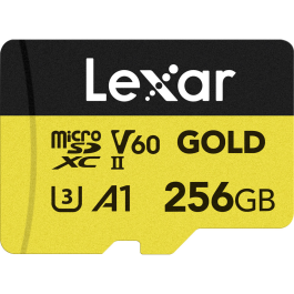 Cartão de Memória microSDXC Lexar Gold 256GB UHS-II 280MB/s