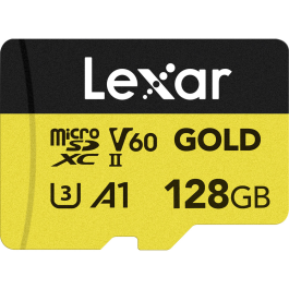 Cartão de Memória microSDXC Lexar Gold 128GB UHS-I 280MB/s
