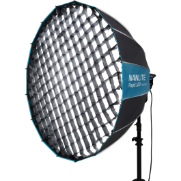 Softbox Parabólico Nanlite Rapid 120 (120cm) – Difusor de Luz Suave para Estúdio e Produção