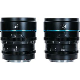 Kit de 2 Lentes Cinema Sirui Night Walker T1.2 S35 para Sony E - 16mm e 75mm