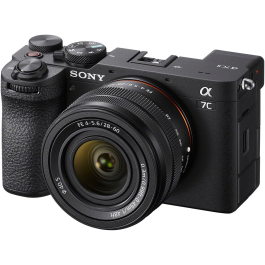 Câmera Sony A7C II com lente 28-60mm f/4-5.6 (Preta)