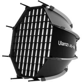 Softbox Octogonal Ulanzi AS-045 45 cm – Difusor com Montagem Bowens, Grid Colmeia e Abertura Rápida