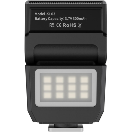 Flash Compacto Ulanzi SL03 – Speedlite com Luz Contínua, 6500K e Montagem Hot Shoe Universal