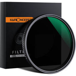 Filtro ND Variável Green Nano-A K&F Concept 67mm (ND8 a ND2000)