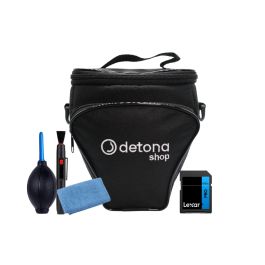 Acessórios para Câmera Altozoom – Bolsa, Cartão SDHC C10 e Kit de Limpeza