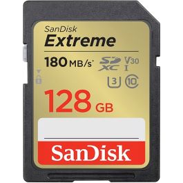 Cartão de Memória SDXC SanDisk Extreme 128GB UHS-I 180MB/s
