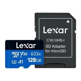 Cartão de Memória microSDXC Lexar Blue 128GB 633x UHS-I 100MB/s