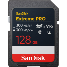 Cartão de Memória SDXC SanDisk Extreme PRO 128GB UHS-II 300MB/s