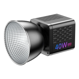 Luz de Vídeo LED Ulanzi 40W RGB COB – Portátil e Potente