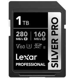 Cartão de Memória SDXC Lexar Professional Silver Pro 1TB UHS-II 280MB/s