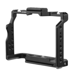 Cage Andoer para Câmeras Sony A7 IV, A7 III,  A7 II,  A7R II e A7S II – Estrutura em Alumínio com Cold Shoe e Montagem Versátil