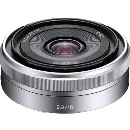 Lente Sony E 16mm f/2.8 (Silver)