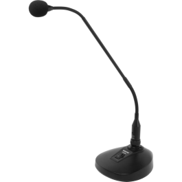 Microfone condensador de mesa Pescoço Maleável TASCAM TM-95GN