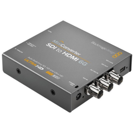 Conversor de Vídeo Blackmagic Mini Converter SDI para HDMI 6G – Conversão Profissional SDI para HDMI