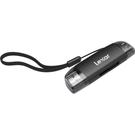 Leitor de Cartão Lexar USB e USB-C 2 em 1 para SD, Micro SD, SDHC e SDXC