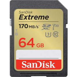 Cartão de Memória SDXC SanDisk Extreme 64GB UHS-I 170MB/s 