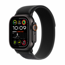 Apple Watch Ultra 2 49mm, Titanium Black, Pulseira Trail Loop Black 