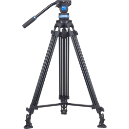 Tripé Sirui SH25 - Alumínio com Cabeça Fluida - Capacidade até 10 kg para Filmagens Pro, Altura Máx. 190cm