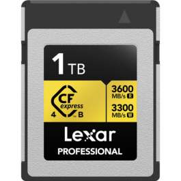 Cartão de Memória CFexpress 4.0 Lexar Profissional Gold 1TB Type B 3600MB/s