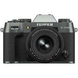 Câmera FUJIFILM X-T50 Mirrorless com lente XF 16-50mm f/2.8-4.8 - Prata Carvão