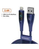 Cabo USB Toocki para iPhone 27W – Compatível com Carregamento Turbo