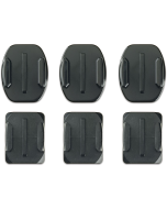 Suportes adesivos planos e curvos para GoPro