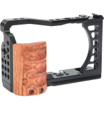 Cage de Câmera em Alumínio Andoer para Sony A6400 – Múltiplas Roscas 1/4"-20 para Acessórios